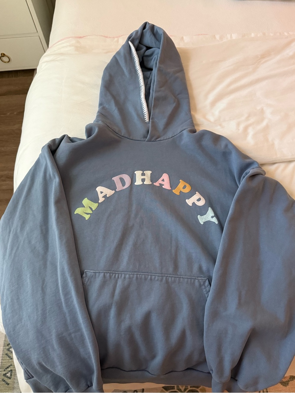Blue MADHAPPY Hoodie